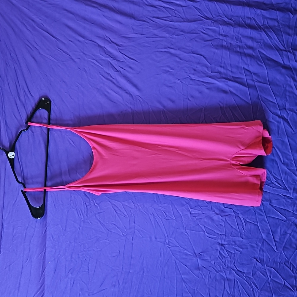 All pink stripey back out romper